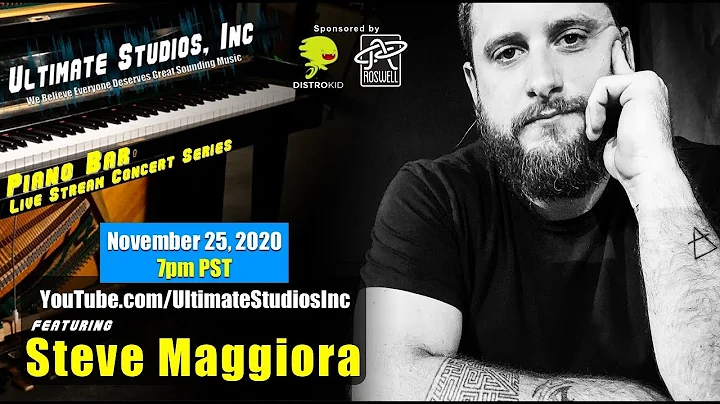 Piano Bar Live Stream Concert w/ Steve Maggiora