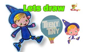 How to draw teeny and tiny @BabyTV