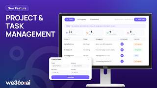 Project and Task Management | Product Demo | We360.ai