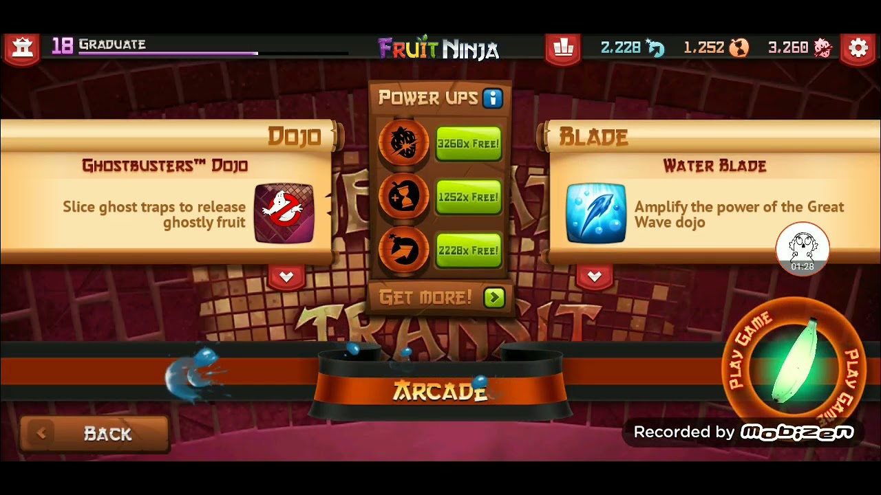 GOT MY BLADES AND DONOS IN FRUIT NINJA CLASSIC NEW UPDATE! TO  @StangToonsPicturesInc! 