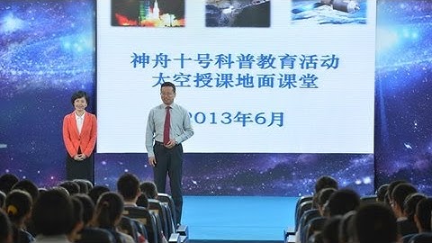 Astronauts teach Chinese schoolchildren in live link from space