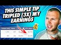 This Affiliate Marketing Strategy Tripled (3X) My Earnings