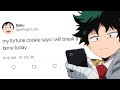 If mha characters had twitter