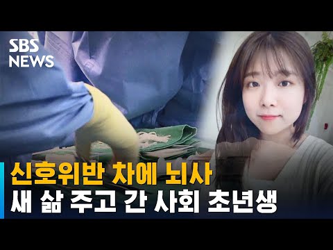 신호위반 차에 <strong>뇌사</strong>…3명에 새 삶 주고 간 사회 초년생 / SBS