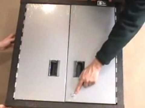 Tactix Garage Storage 2 Door Wall Cabinet Youtube