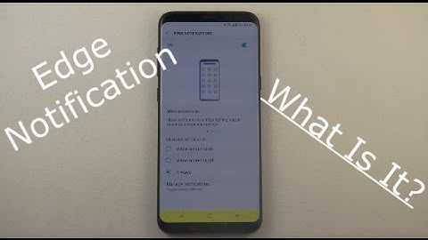 Edge Notifications | Samsung Galaxy S8/S8+