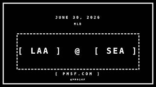 LAA @ SEA | JUNE 30, 2026 | MLB Box Score Telemetry