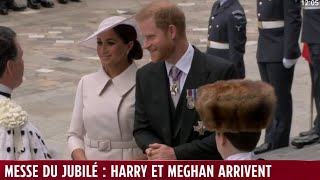 Jubilé : la reine absente de la messe, Harry et Meghan présentes