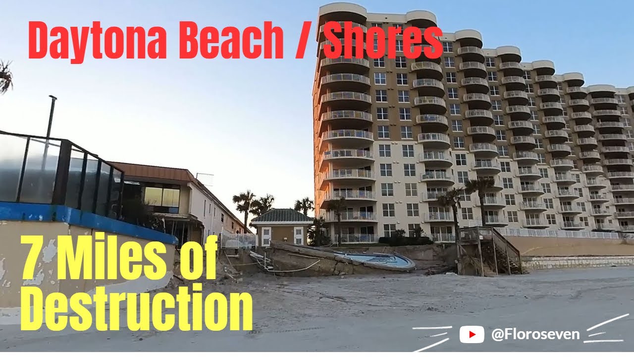 7 Miles of Destruction in Daytona Beach YouTube
