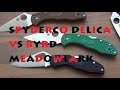 Spyderco Delica vs Byrd Meadowlark - The Great Pretender