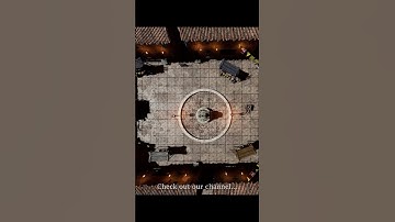 D&D | Town Center Day | Animated Battle Maps