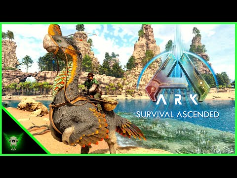 Taming My First Gigantoraptor on the Center! Ark: Survival Ascended