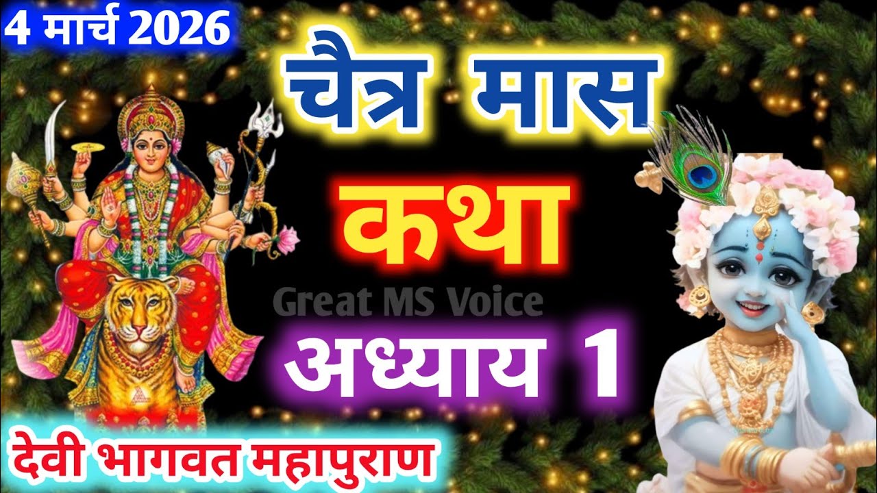 चैत्र मास कथा - अध्याय 1🪔 || Chaitra Maas Ki Katha Day1 || Chaitra mahatmya adhyay 1