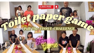 Toilet Paper Game || Pull the Tissue Challenge || Family Game || initwithpuja