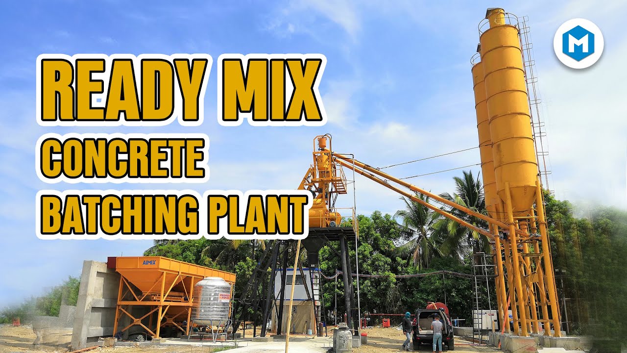 Ready Mix Concrete Batching Plant YouTube