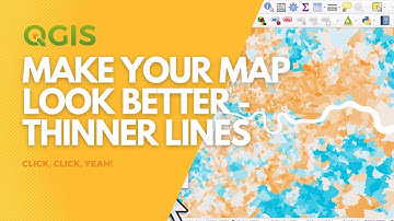 Mooiere kaarten? Gebruik dunnere contouren in QGIS