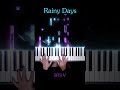 V - Rainy Days Piano Cover #RainyDays #Taehyung #PianellaPianoShorts