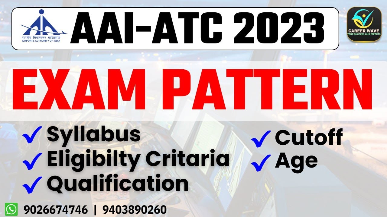 AAI ATC New Vacancy 2023 AAI ATC Syllabus, Age, Eligibility, Exam
