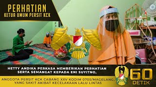 Ketum Persit KCK Memberikan Perhatian Kepada Eni Suyitno, Anggota Persit KCK Cabang Kodim Magelang