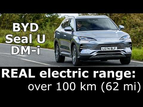 BYD Seal U DM-i PHEV Electric Range: City, Sub-Urban Real-Life mpkWh, kWh/100 km Plug-In Hybrid
