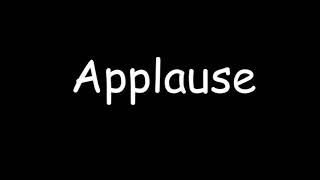 Lady Gaga - Applause (Lyrics)