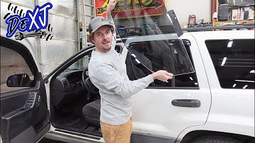 Easy Window Tint Swap - My Preferred Method! Jeep WJ 99-04 Grand Cherokee