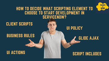 #1 TalkNow Series | How to decide whether to use business rules, client script, GlideAjax, UI policy