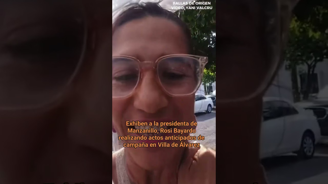 Exhiben a la presidenta de Manzanillo, Rosi Bayardo realizando actos anticipados de campaña en Villa de Álvarez