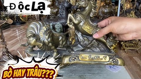 Độc lạ ngựa bằng đồng _ đỉnh đồng pháp lam _ Bát bữu bằng đồng #độclạcầnthơ #doco