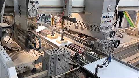 BIESSE Techno Logic C.N. Throughfeed drilling machine with d