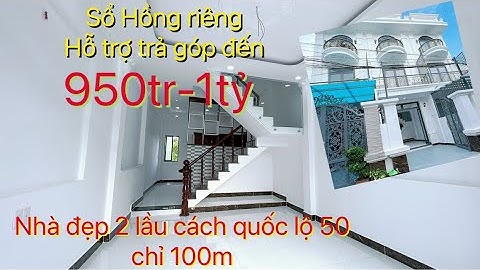 💕Tân cổ điển 2lầu cách quốc lộ 50 chỉ 100m đông đúc!sổ Hồng riêng có hỗ trợ góp nhanh đến 950tr-1tỷ