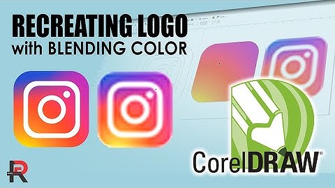 Recreating Logo with Blending mode color in CORELDraw