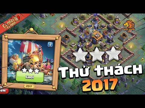 Hướng Dẫn CÁCH ĐÁNH 3 SAO THỬ THÁCH 2017 Đơn Giản – Clash of clans tròn 10 tuổi | Akari Gaming