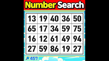Number Search #457 Let