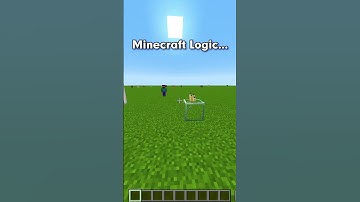Minecraft Gravity Logic Test... 🤔 #shorts