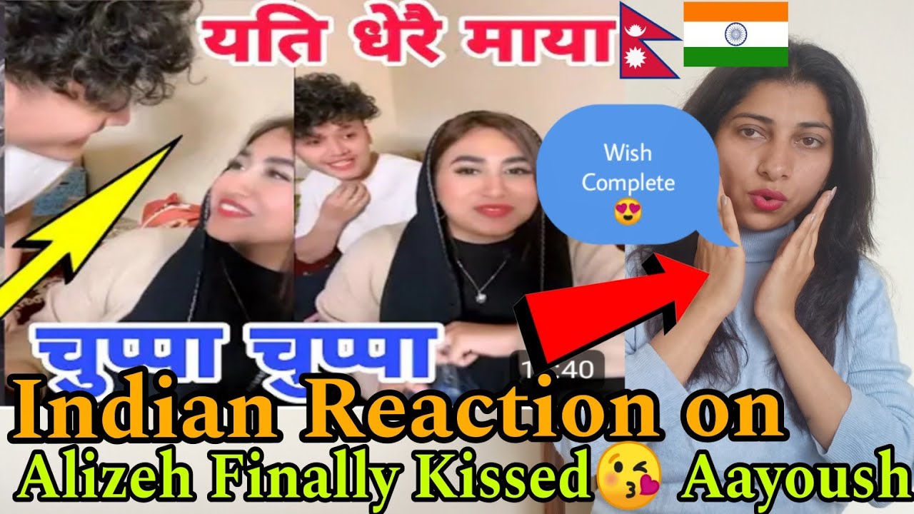 INDIAN reaction on Nepal| Alizeh First 😘 to Aayoush in Live| Wish Complete| Crazzy Pikku