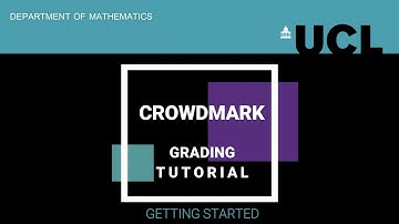 Crowdmark | Marking - Getting Started