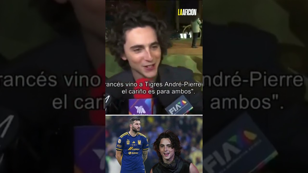 Timothée Chalamet elogia a Gignac y a la Liga MX