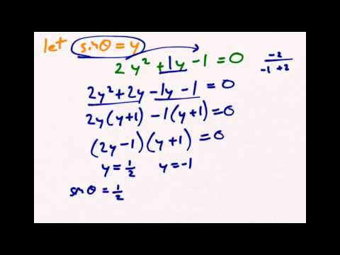 Solving Quadratic Trigonometric