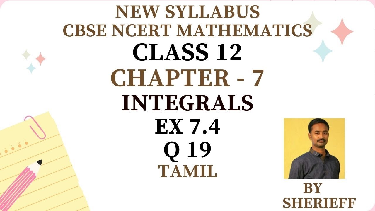 working with functions | python | new syllabus | class... CLASS 12 | EX 7.4 | Q 19 | MATHS | CHAPTER 7 | INTEGRALS | NEW SYLLABUS ...