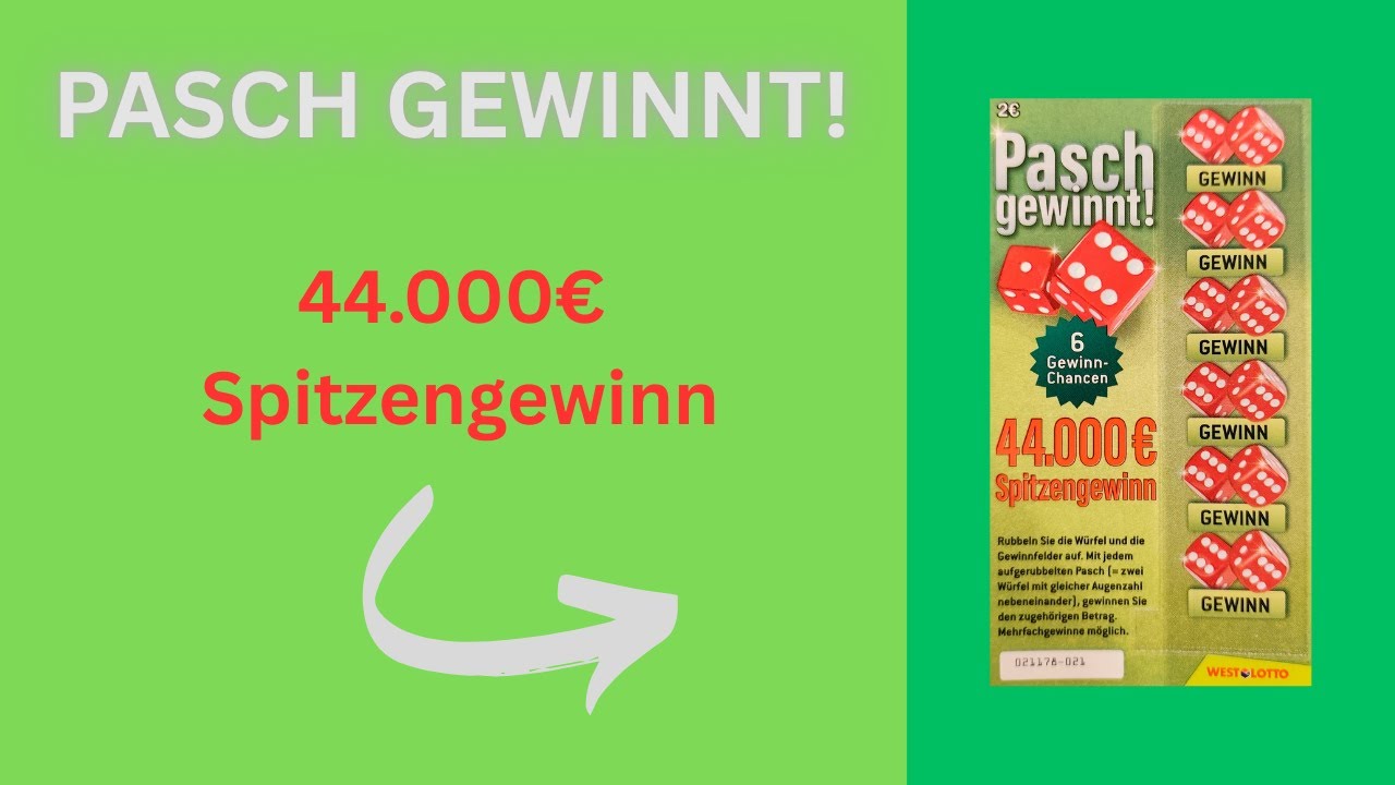 Folge 37 | PASCH GEWINNT Rubbellose