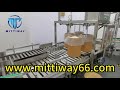 Mittiway | линия для упаковки в гофробарабан для жидких продуктов