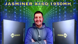 JASMINER X16Q 1950 Mh. Обзор новинки. Подключение асика. Новинка 2024 года.