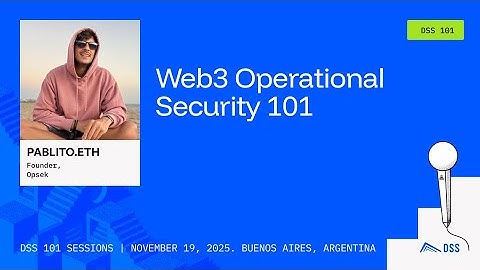 DeFi Security 101 2025 - Web3 Operational security 101