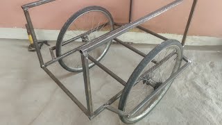 Изготовление прицепа для велосипеда. Часть 2. Установка колес.