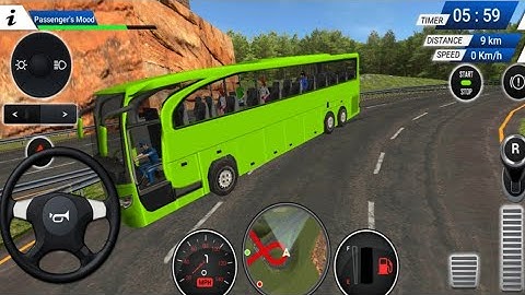 Bus Simulator 2019 Free | #1 Android Gameplay | Off-road Bus Driving