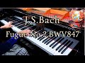 J.S.Bach; The Well-Tempered Clavier, Book 1; Fugue No.2 in C Minor, BWV847