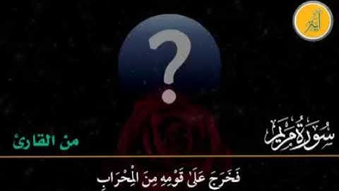 الشيخ هاشم هيبة . سورة مريم
