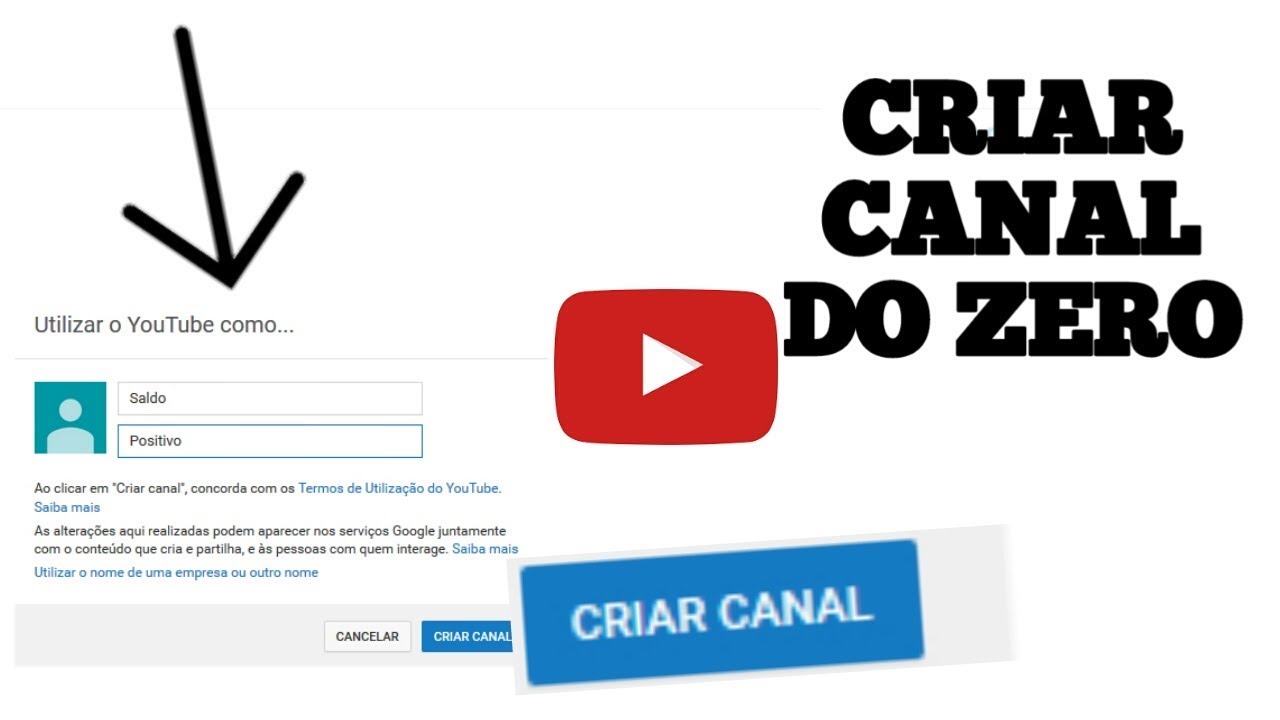 COMO CRIAR UM CANAL NO YOUTUBE PELO CELULAR 2019 ( DO ZERO ) - YouTube
