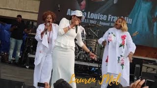 Video thumbnail of "The Clark Sisters Pay Homage To Aretha Franklin At City Fire 2018 In Detroit"